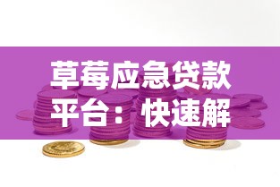 草莓应急贷款平台：快速解决资金难题的借款新选择