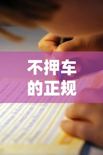 不押车的正规贷款平台推荐  快速申请指南