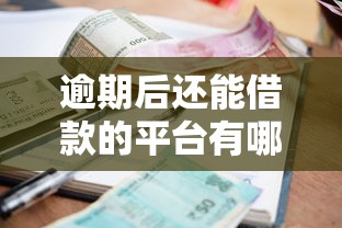 逾期后还能借款的平台有哪些？这10个渠道值得尝试