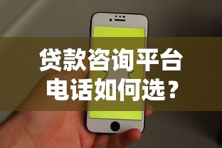 贷款咨询平台电话如何选？这10个技巧帮你避坑