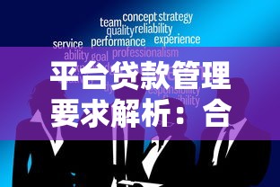 平台贷款管理要求解析：合规运营与风险控制的关键要点