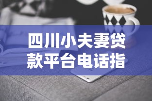 四川小夫妻贷款平台电话指南：正规渠道与避坑技巧