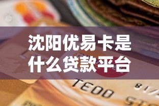 沈阳优易卡是什么贷款平台？真实测评贷款产品及申请条件