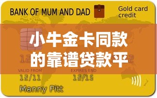 小牛金卡同款的靠谱贷款平台有哪些？实测5大低息正规渠道