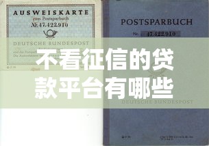 不看征信的贷款平台有哪些？这5个渠道快速解决资金需求