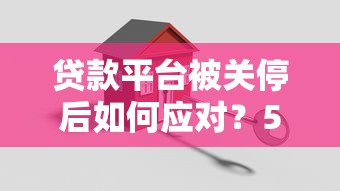 贷款平台被关停后如何应对？5个关键步骤解决资金难题