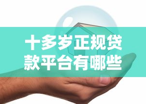 十多岁正规贷款平台有哪些？这几种方式安全靠谱