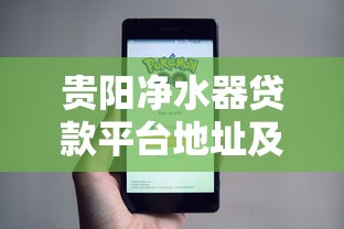 贵阳净水器贷款平台地址及申请全攻略