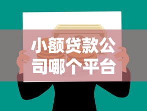 小额贷款公司哪个平台好？2023正规借款平台测评