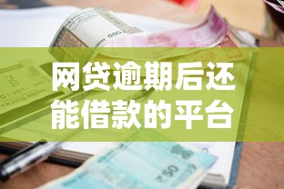 网贷逾期后还能借款的平台推荐及申请攻略
