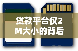 贷款平台仅2M大小的背后原因与技术解析