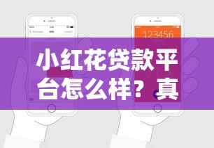 小红花贷款平台怎么样？真实测评+申请避坑指南