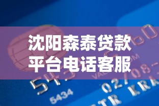 沈阳森泰贷款平台电话客服服务详解：专业高效助力资金周转