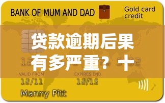 贷款逾期后果有多严重？十多个平台真实案例分析及应对策略