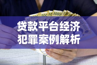 贷款平台经济犯罪案例解析：警惕借贷背后的法律风险