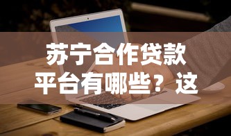 苏宁合作贷款平台有哪些？这5个靠谱产品推荐