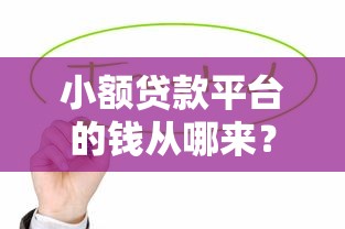 小额贷款平台的钱从哪来？申请条件与利息计算全解析