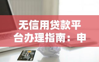 无信用贷款平台办理指南：申请流程与注意事项解析