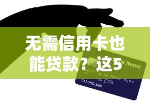 无需信用卡也能贷款?这5大正规平台轻松解决资金需求 无需信用卡也能贷款?这5大正规平台轻松解决资金需求