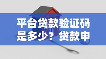 平台贷款验证码是多少？贷款申请必看的安全使用指南
