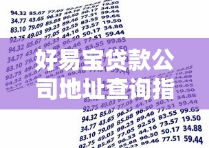 好易宝贷款公司地址查询指南及业务办理注意事项