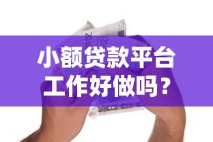 小额贷款平台工作好做吗？从业者必看的5大真相