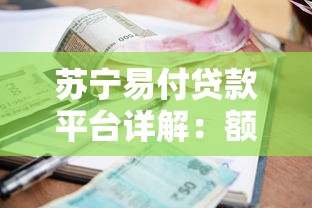 苏宁易付贷款平台详解：额度、利率、申请条件全解析