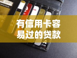有信用卡容易过的贷款平台及申请技巧