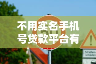 不用实名手机号贷款平台有哪些?这3种渠道风险须知 不用实名手机号贷款平台有哪些?这3种渠道风险须知