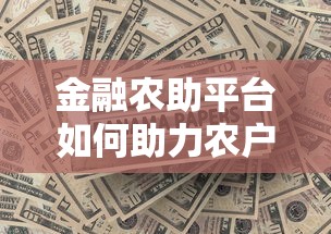 金融农助平台如何助力农户贷款？全流程解析与实操指南