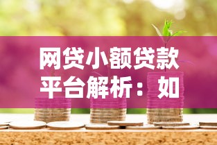 网贷小额贷款平台解析：如何选择靠谱的借款渠道
