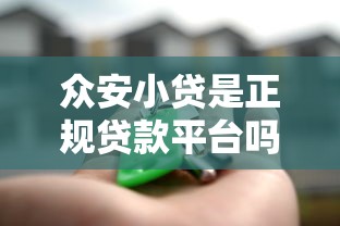 众安小贷是正规贷款平台吗？用户必看的5个关键点解析