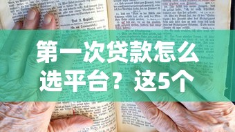 农村信用社贷款申请平台及办理流程全解析