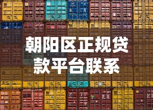 朝阳区正规贷款平台联系方式及申请指南