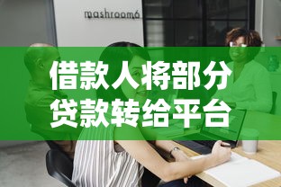 借款人将部分贷款转给平台的风险与应对策略 借款人将部分贷款转给平台的风险与应对策略