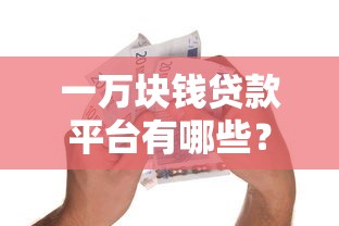 一万块钱贷款平台有哪些？10个靠谱小额借款渠道推荐