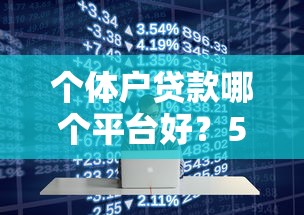 个体户贷款哪个平台好？5大正规渠道深度解析