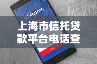 上海市信托贷款平台电话查询及办理指南 上海市信托贷款平台电话查询及办理指南