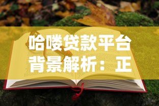 哈喽贷款平台背景解析：正规性、资质与用户口碑全了解