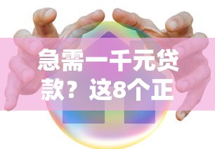 急需一千元贷款？这8个正规平台安全又靠谱