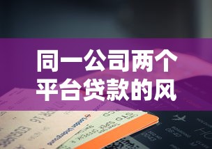 同一公司两个平台贷款的风险与注意事项分析