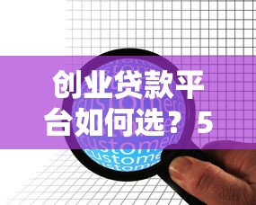 创业贷款平台如何选？5家正规机构深度对比