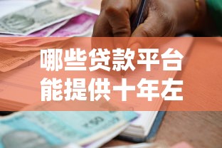 哪些贷款平台能提供十年左右的长期借款？