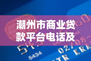 潮州市商业贷款平台电话及最新申请指南