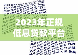 2023年正规低息贷款平台对比：银行、网贷哪家费率更低？