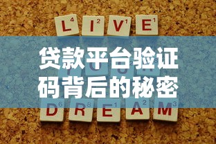 贷款平台验证码背后的秘密:这5个注意事项你必须知道 贷款平台验证码背后的秘密:这5个注意事项你必须知道