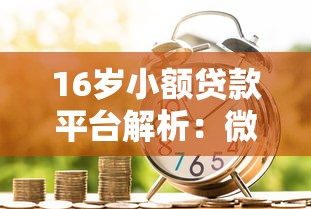 16岁小额贷款平台解析：微邦金融申请条件与风险提醒