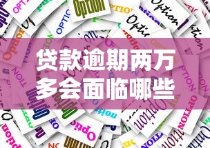 贷款逾期两万多会面临哪些后果？如何应对最有效？