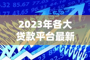 2023年各大贷款平台最新政策解析
