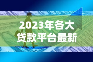 2023年各大贷款平台最新政策解析